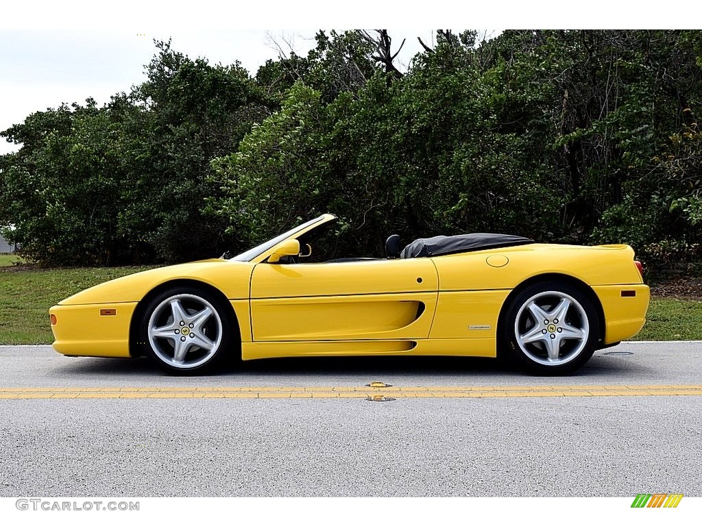 Giallo Modena (Yellow) 1995 Ferrari F355 Spider Exterior Photo #111688378