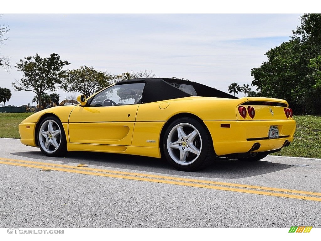 1995 F355 Spider - Giallo Modena (Yellow) / Black photo #11