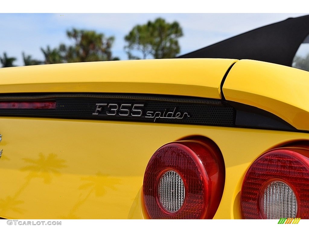 1995 F355 Spider - Giallo Modena (Yellow) / Black photo #30