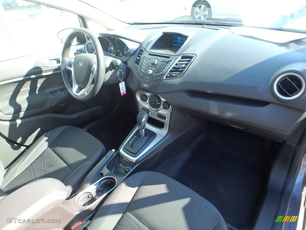 2014 Fiesta SE Hatchback - Storm Gray / Charcoal Black photo #11