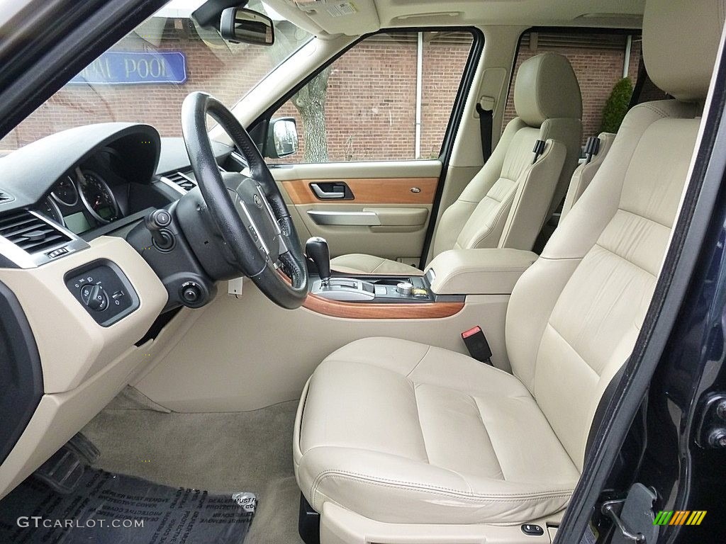 2009 Range Rover Sport Supercharged - Buckingham Blue Metallic / Almond/Nutmeg photo #12