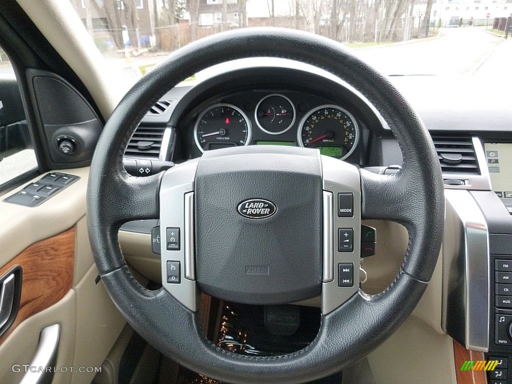 2009 Range Rover Sport Supercharged - Buckingham Blue Metallic / Almond/Nutmeg photo #25
