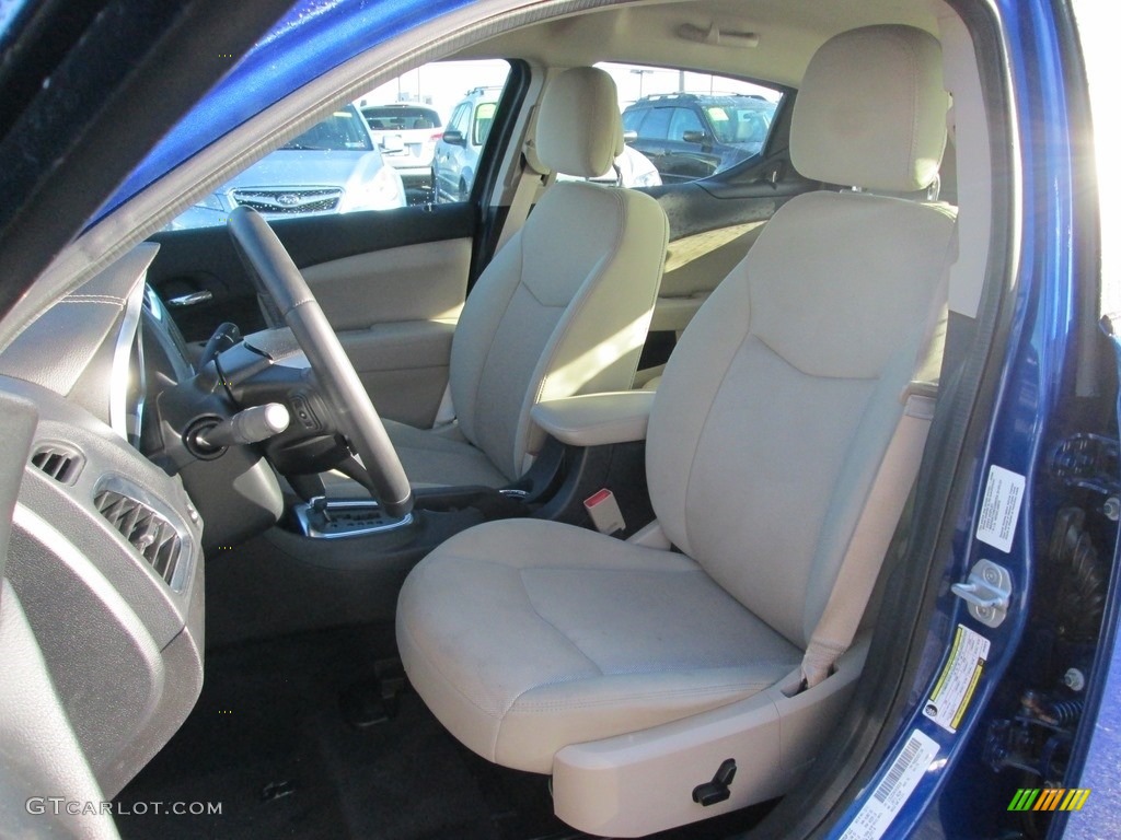 2012 Avenger SXT - Blue Streak Pearl / Black/Light Frost Beige photo #15