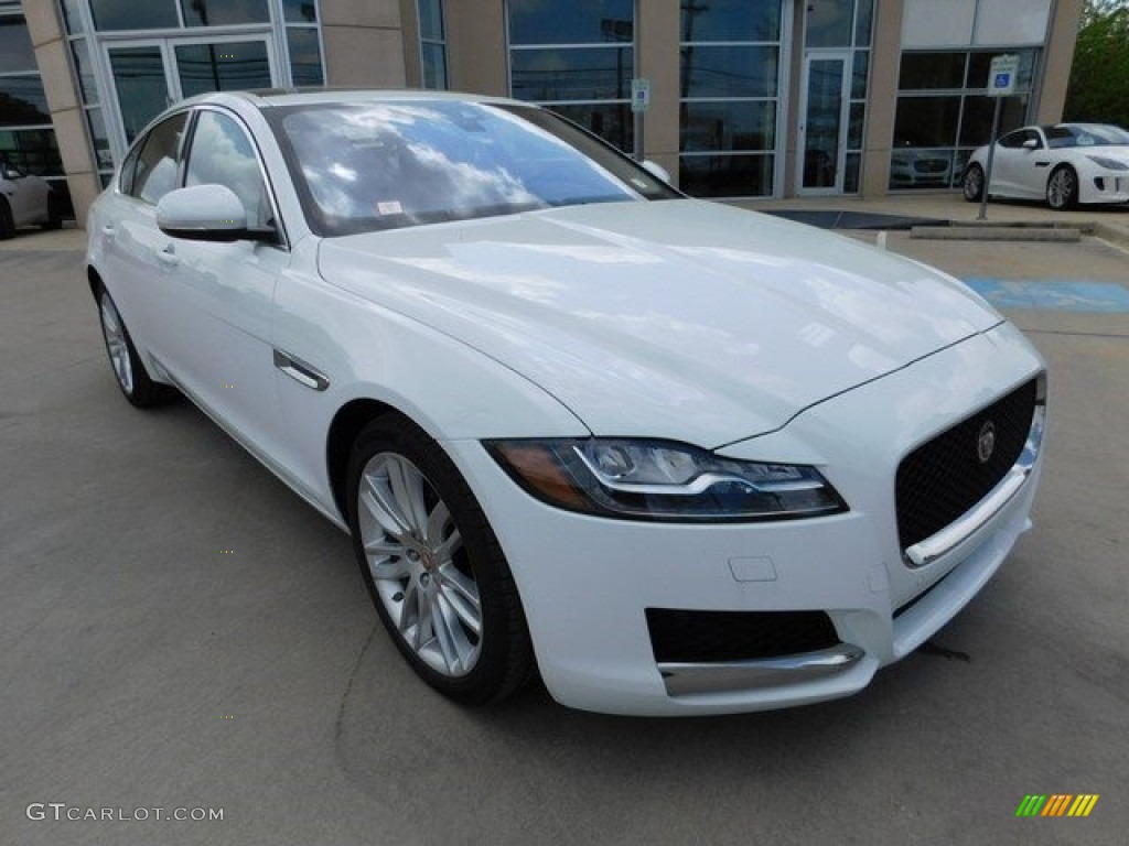 Polaris White 2016 Jaguar XF 35t Exterior Photo #111692325