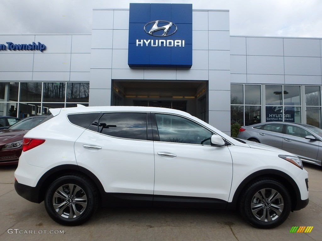 2016 Frost White Pearl Hyundai Santa Fe Sport Awd 111687229