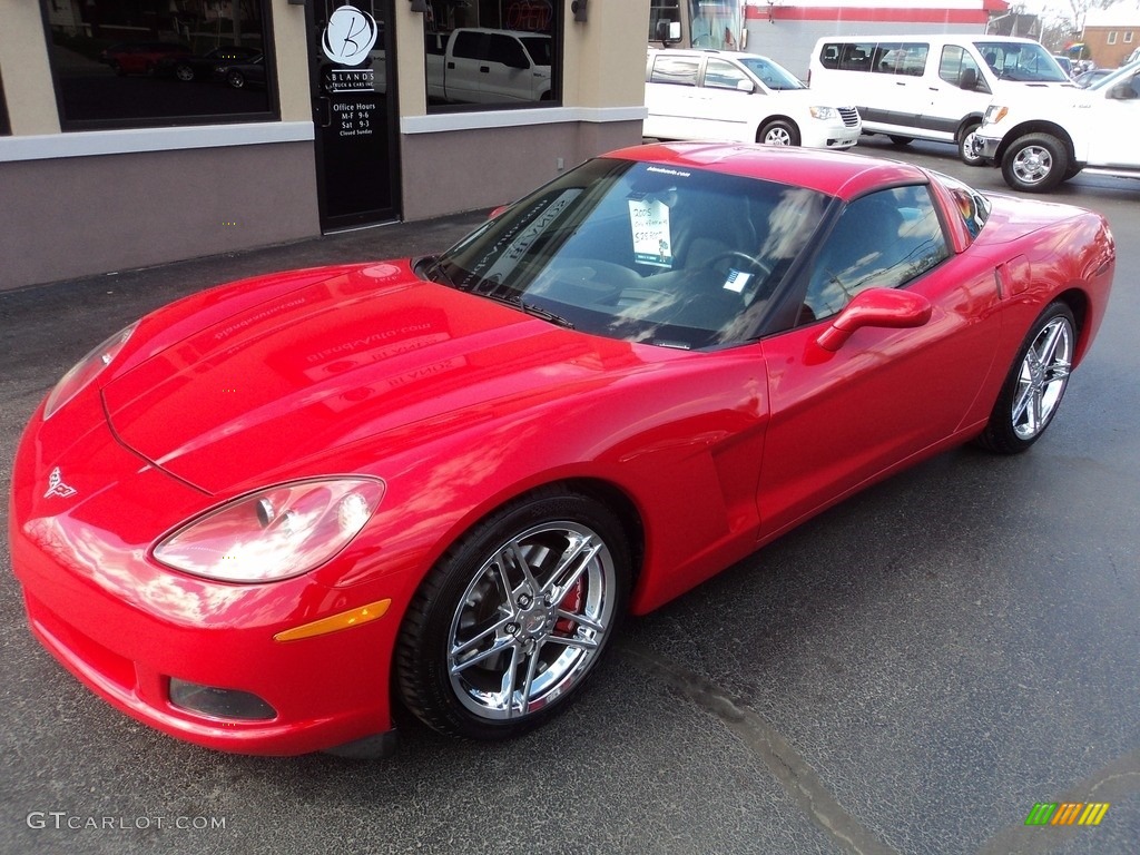 2005 Corvette Coupe - Victory Red / Ebony photo #1