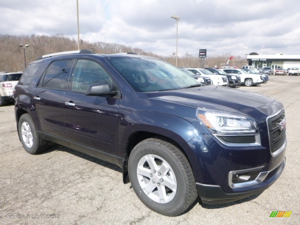 Dark Sapphire Blue Metallic 2016 GMC Acadia SLE AWD Exterior Photo #111695983
