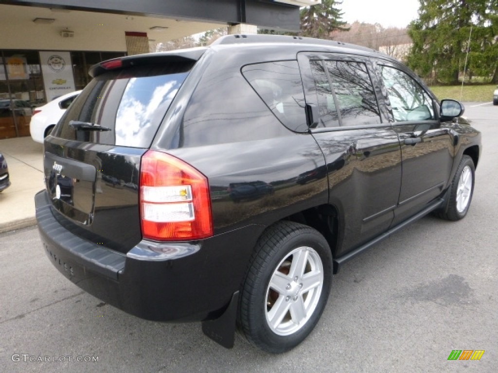 2009 Compass Sport 4x4 - Brilliant Black Crystal Pearl / Dark Slate Gray/Medium Slate Gray photo #2