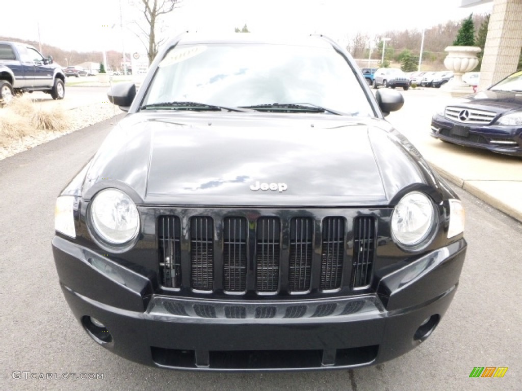 2009 Compass Sport 4x4 - Brilliant Black Crystal Pearl / Dark Slate Gray/Medium Slate Gray photo #8