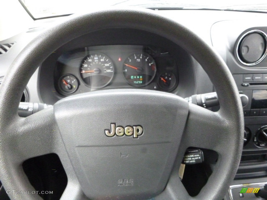 2009 Compass Sport 4x4 - Brilliant Black Crystal Pearl / Dark Slate Gray/Medium Slate Gray photo #19