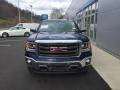 2014 Cobalt Blue Metallic GMC Sierra 1500 SLT Double Cab 4x4  photo #3