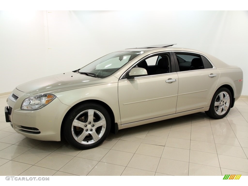 2012 Malibu LT - Gold Mist Metallic / Ebony photo #3