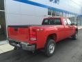 2011 Fire Red GMC Sierra 2500HD Work Truck Extended Cab 4x4  photo #7