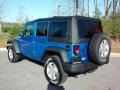 2016 Hydro Blue Pearl Jeep Wrangler Unlimited Sport 4x4  photo #5