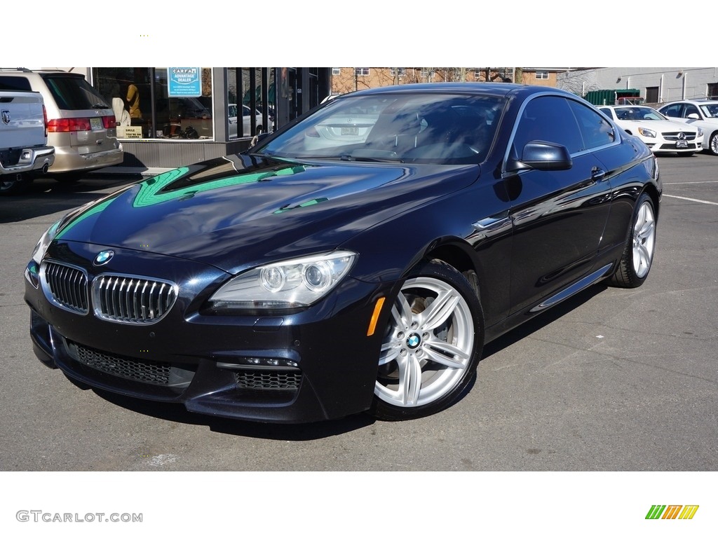 2012 6 Series 640i Coupe - Deep Sea Blue Metallic / Vermillion Red Nappa Leather photo #1