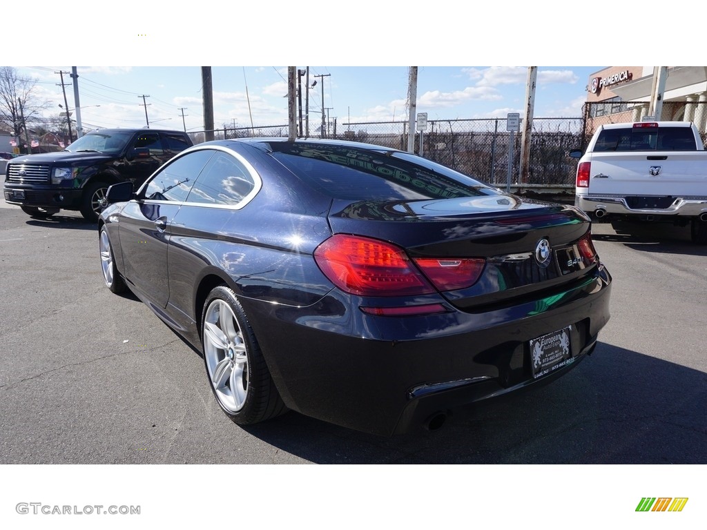 2012 6 Series 640i Coupe - Deep Sea Blue Metallic / Vermillion Red Nappa Leather photo #3