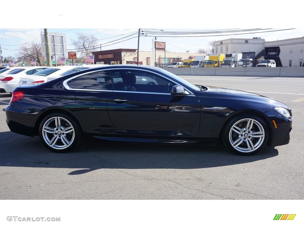 2012 6 Series 640i Coupe - Deep Sea Blue Metallic / Vermillion Red Nappa Leather photo #5