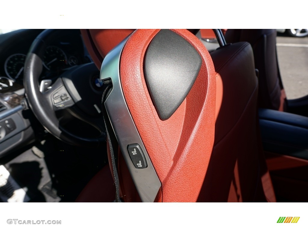 2012 6 Series 640i Coupe - Deep Sea Blue Metallic / Vermillion Red Nappa Leather photo #13