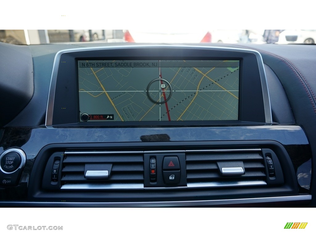 2012 6 Series 640i Coupe - Deep Sea Blue Metallic / Vermillion Red Nappa Leather photo #23