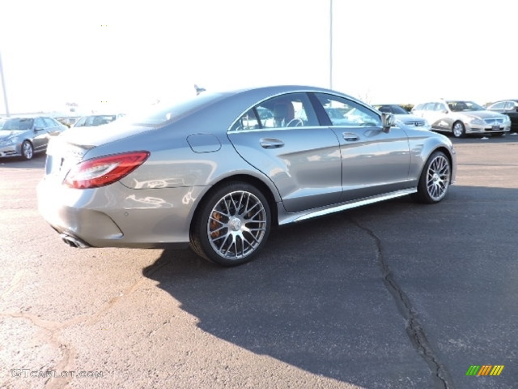 2015 CLS 63 AMG S 4Matic Coupe - Palladium Silver Metallic / designo Classic Red/Black photo #4