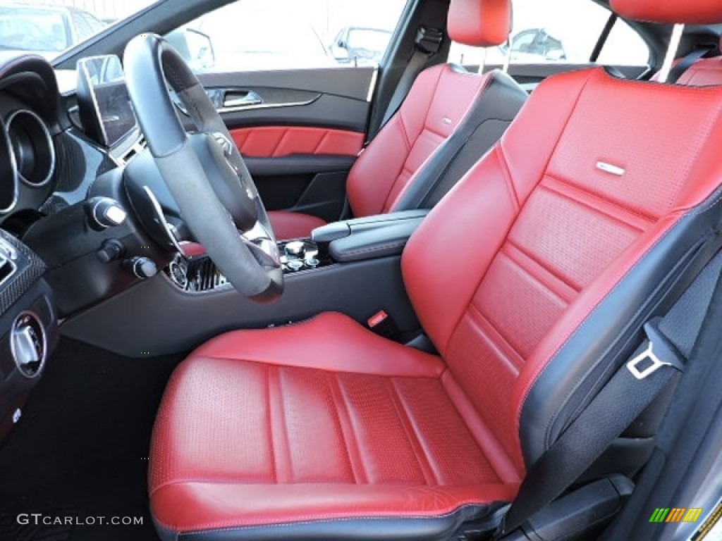 designo Classic Red/Black Interior 2015 Mercedes-Benz CLS 63 AMG S 4Matic Coupe Photo #111709245