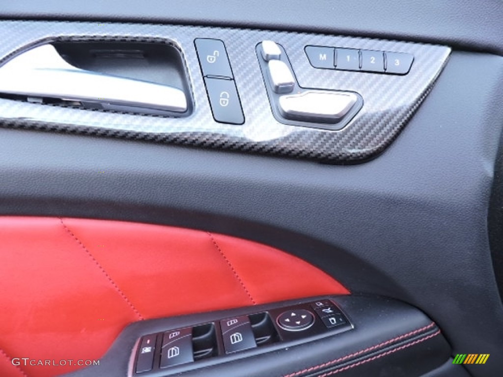 2015 CLS 63 AMG S 4Matic Coupe - Palladium Silver Metallic / designo Classic Red/Black photo #13