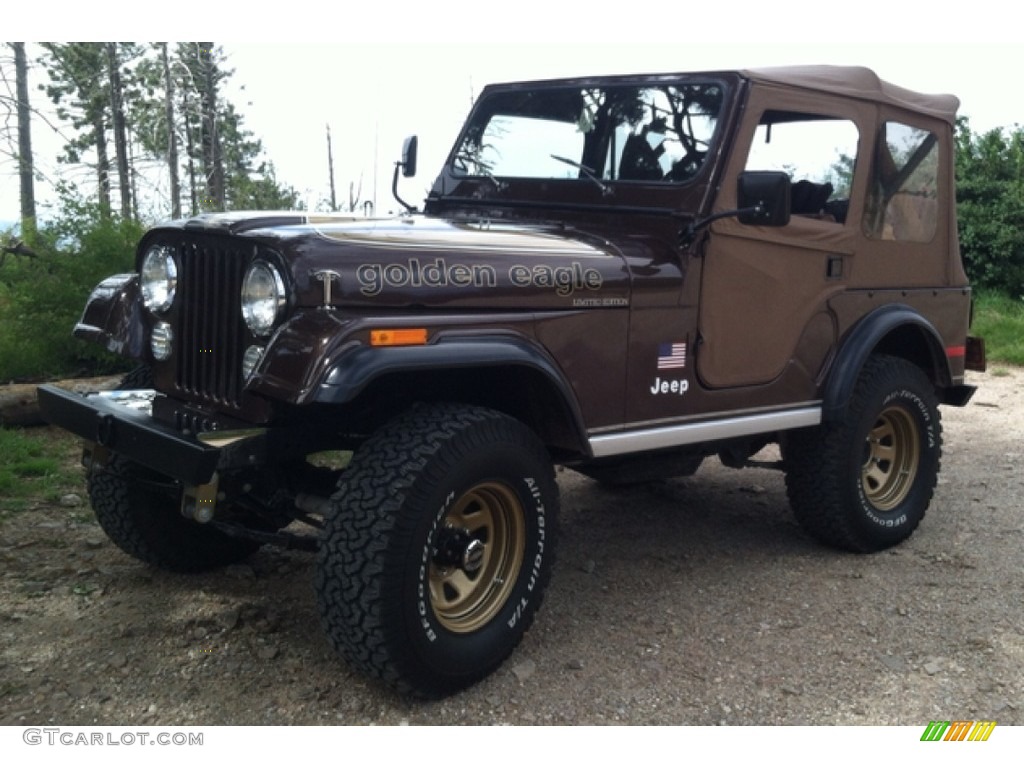 Autumn Red Metallic 1977 Jeep CJ5 Golden Eagle Exterior Photo #111709712