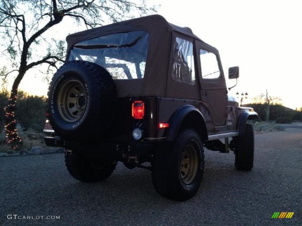 1977 CJ5 Golden Eagle - Autumn Red Metallic / Tan photo #4