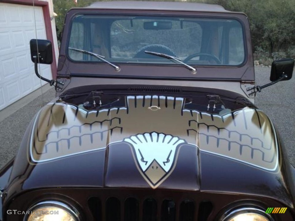 1977 CJ5 Golden Eagle - Autumn Red Metallic / Tan photo #9