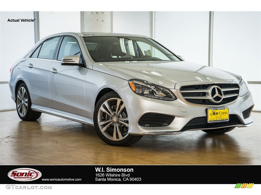 2016 E 350 Sedan - Iridium Silver Metallic / Black photo #1