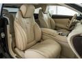 2015 Mercedes-Benz S Porcelain/Espresso Brown Interior Front Seat Photo