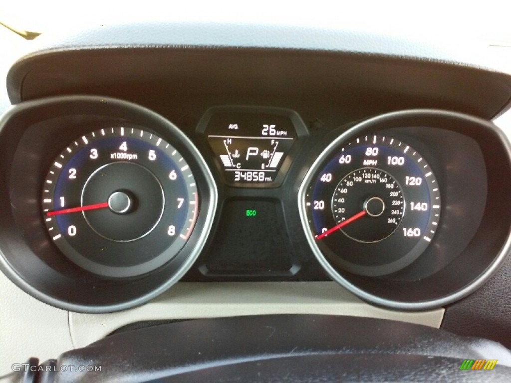 2014 Elantra SE Sedan - Bronze / Beige photo #13