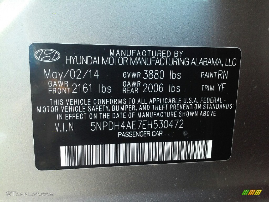 2014 Elantra SE Sedan - Bronze / Beige photo #23