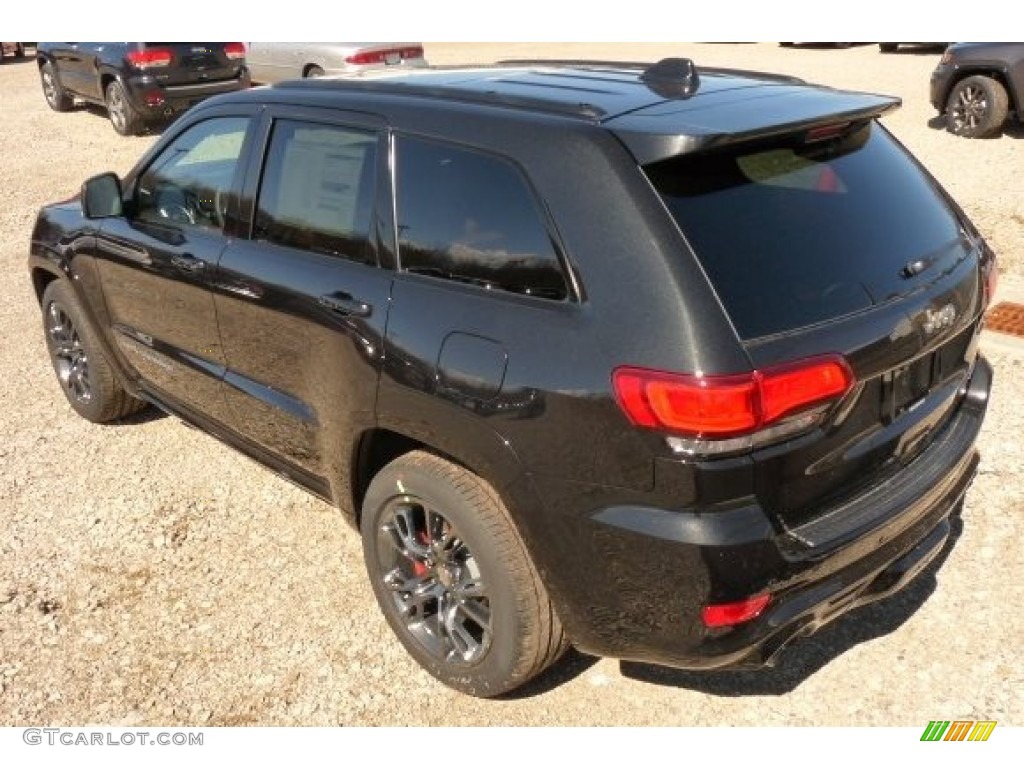Brilliant Black Crystal Pearl 2016 Jeep Grand Cherokee SRT 4x4 Exterior Photo #111714839