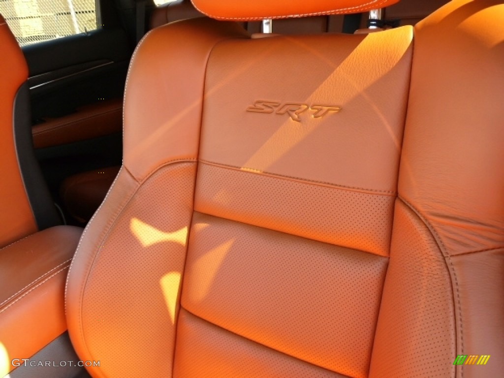 SRT Premium Laguna Black/Sepia Interior 2016 Jeep Grand Cherokee SRT 4x4 Photo #111714896