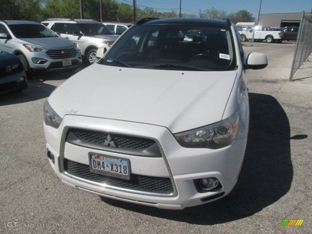 2011 Outlander Sport SE - Diamond White Pearl / Black photo #18