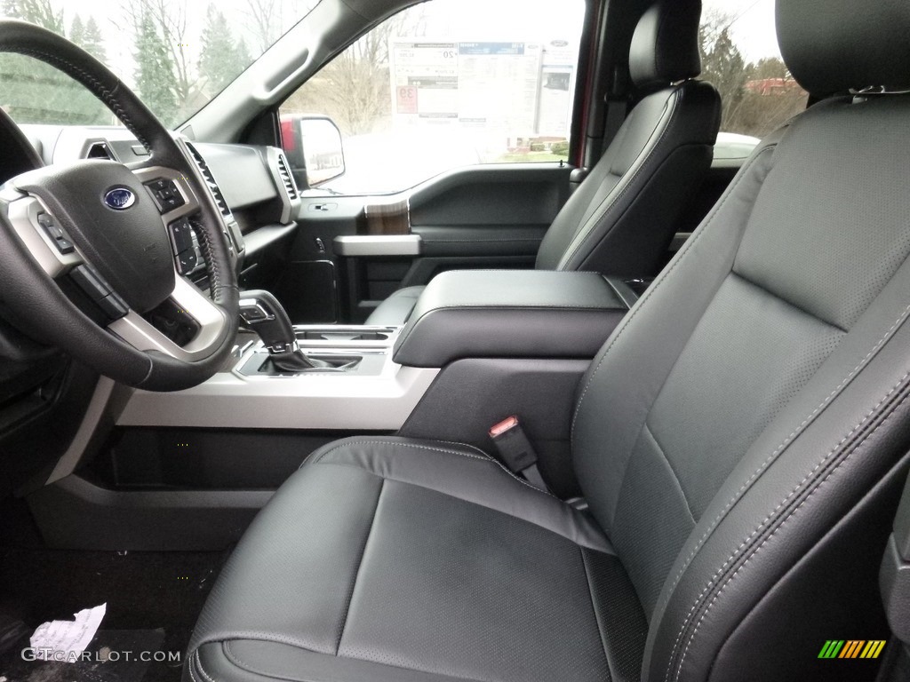 2016 F150 Lariat SuperCab 4x4 - Ruby Red / Black photo #6