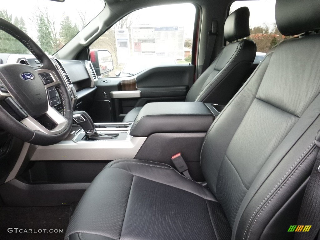 2016 F150 Lariat SuperCrew 4x4 - Ruby Red / Black photo #5
