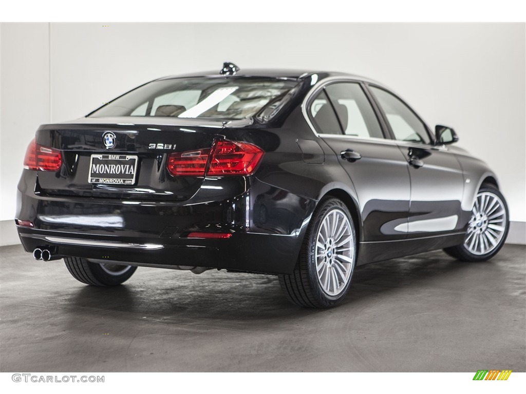 2013 3 Series 328i Sedan - Black Sapphire Metallic / Saddle Brown photo #14