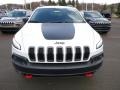 2016 Bright White Jeep Cherokee Trailhawk 4x4  photo #12