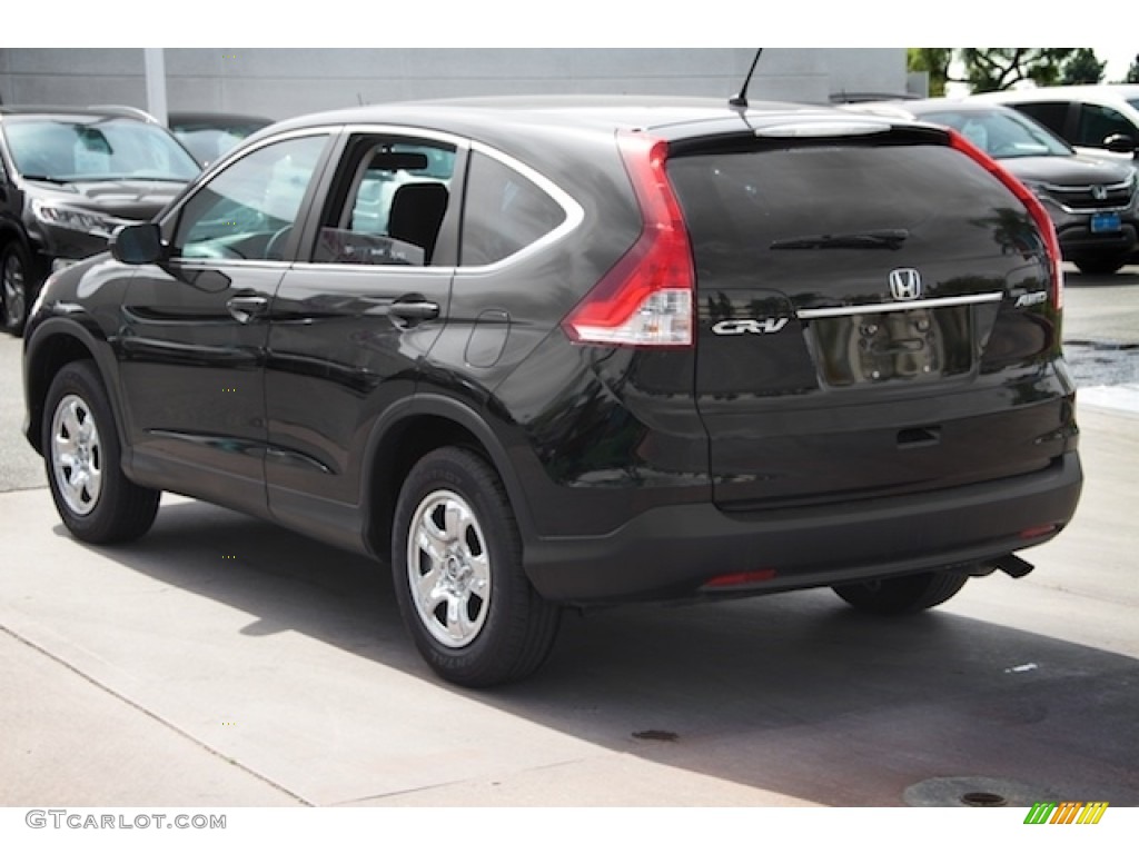 2014 CR-V LX AWD - Crystal Black Pearl / Black photo #2