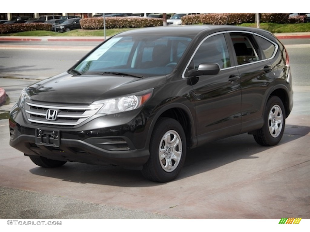 2014 CR-V LX AWD - Crystal Black Pearl / Black photo #8