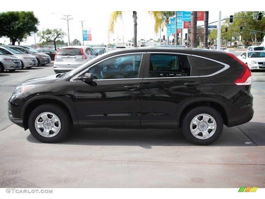 2014 CR-V LX AWD - Crystal Black Pearl / Black photo #9