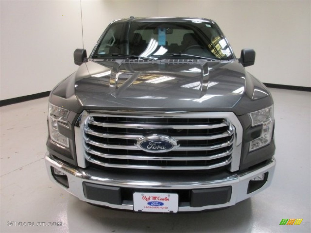 2016 F150 XLT SuperCrew - Magnetic / Medium Earth Gray photo #3