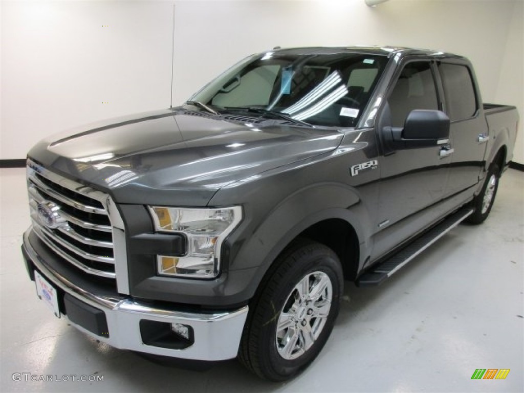 2016 F150 XLT SuperCrew - Magnetic / Medium Earth Gray photo #4