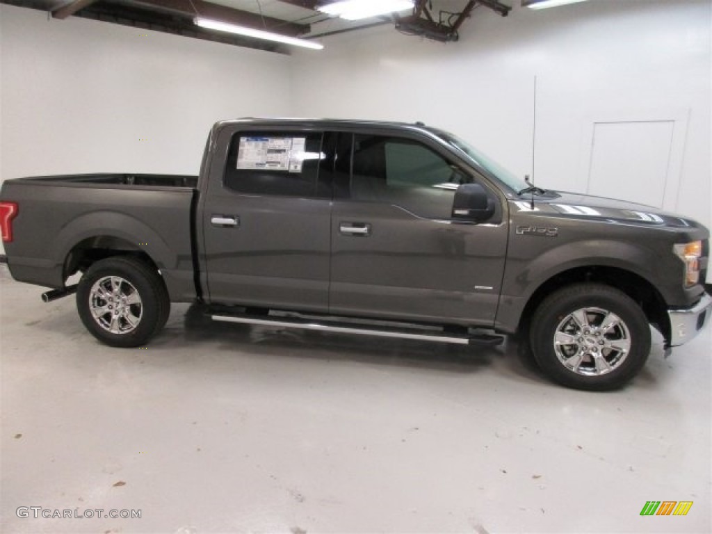 2016 F150 XLT SuperCrew - Magnetic / Medium Earth Gray photo #12
