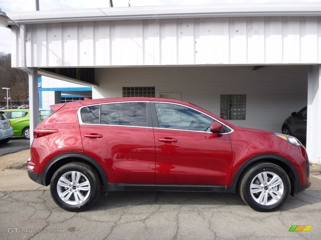 Hyper Red 2017 Kia Sportage LX Exterior Photo #111724103