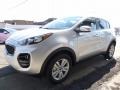 2017 Sparkling Silver Kia Sportage LX AWD  photo #7