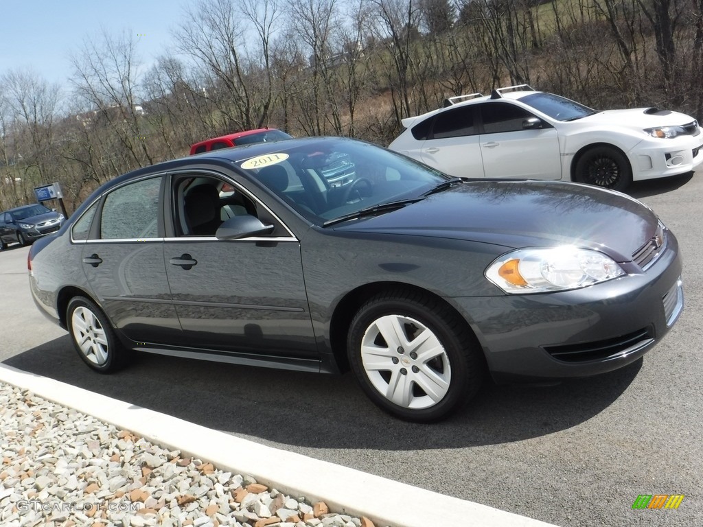 2011 Impala LS - Cyber Gray Metallic / Gray photo #6