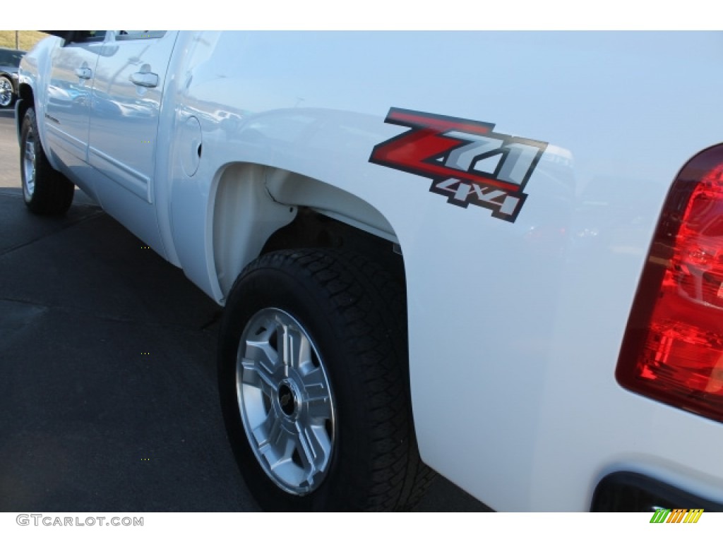 2009 Silverado 1500 LT Crew Cab 4x4 - Summit White / Light Titanium photo #4